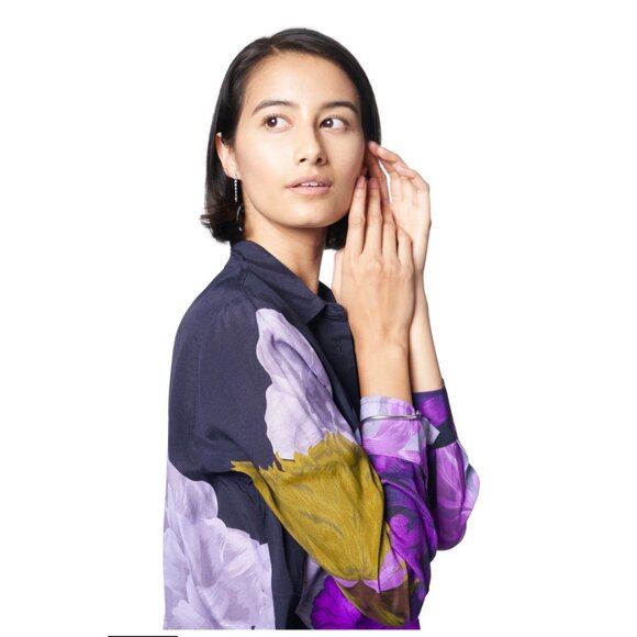 Zoe Shirt | Violet Iris - Picture 1 of 5